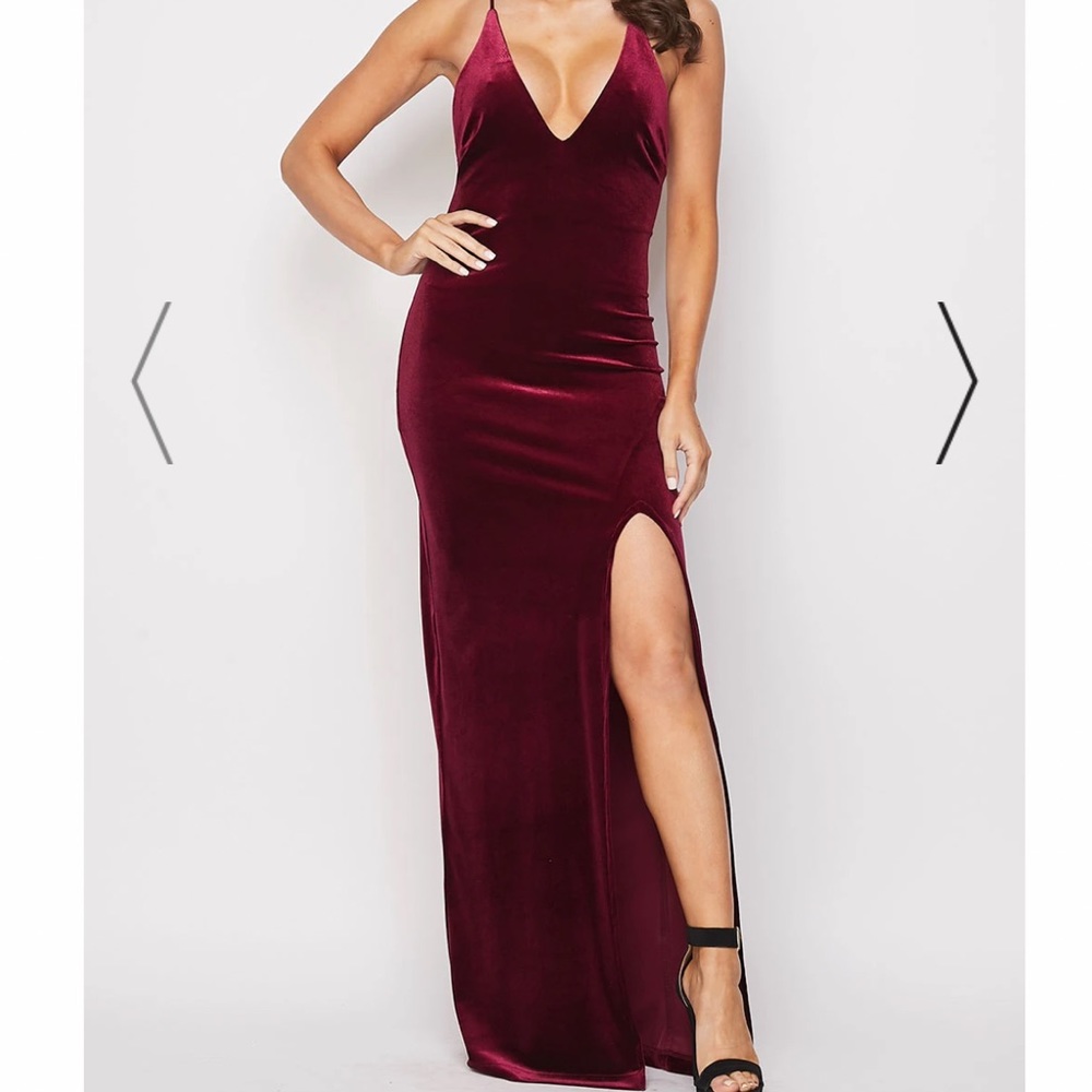 beautiful special occasion velvet dress!